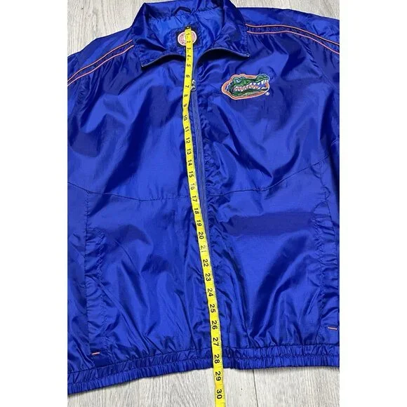 University Of Florida Gators Windbreaker Jacket Mens Size XL Blue Embroidered - Picture 5 of 6
